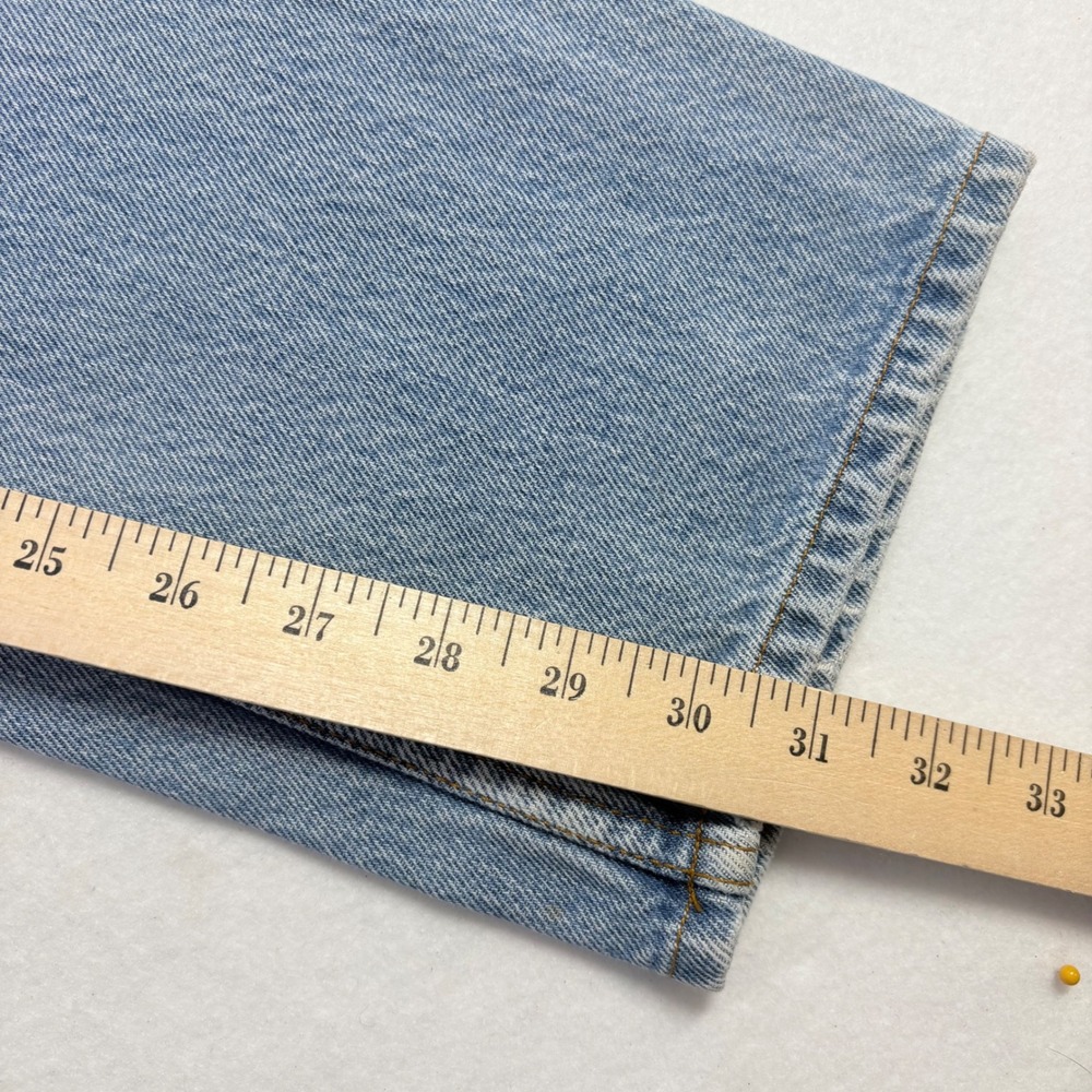 Vintage 90 Mom Jeans Arizona Womens 28x31 Light Blue Western Rodeo Straight‎ - Picture 10 of 11